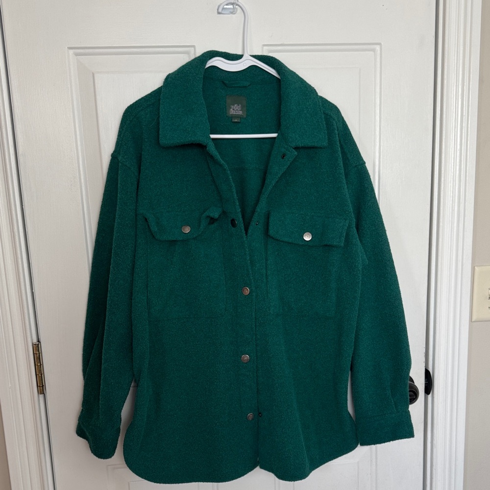 Wild Fable Teal Utility Jacket
